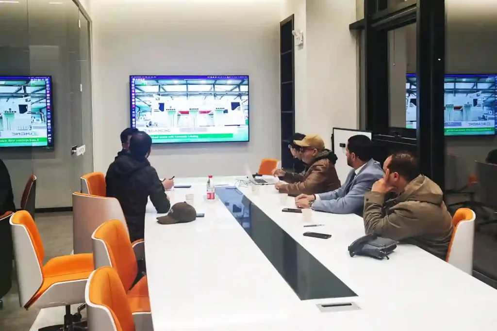 Algerian customers visit bcamcnc