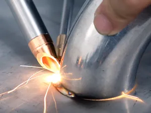fiber laser welder aluminum joint sample 2